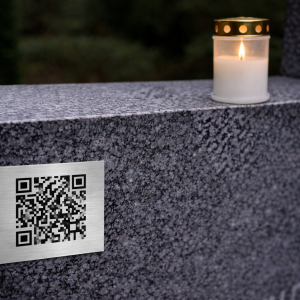 QR-Code für Grabsteine - Motiv Basis ERÖFFNUNGSANGEBOT